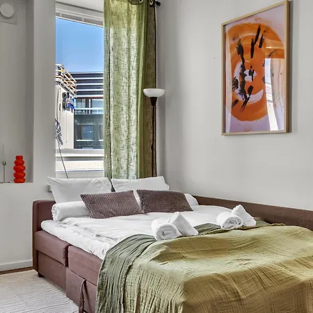 Nordic Top-floor Kamppi Square 100m Tram And Bus Appartement Helsinki
